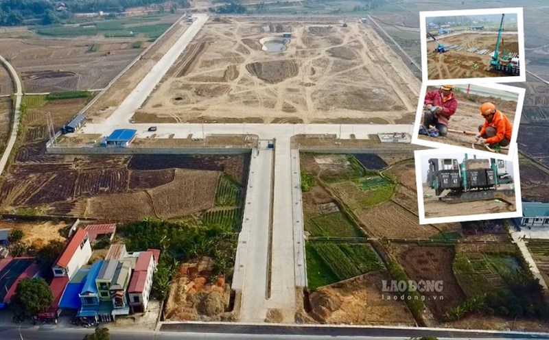 The first industrial cluster of the district in Thai Nguyen is gradually emerging. Photo: Nguyen Hoan.