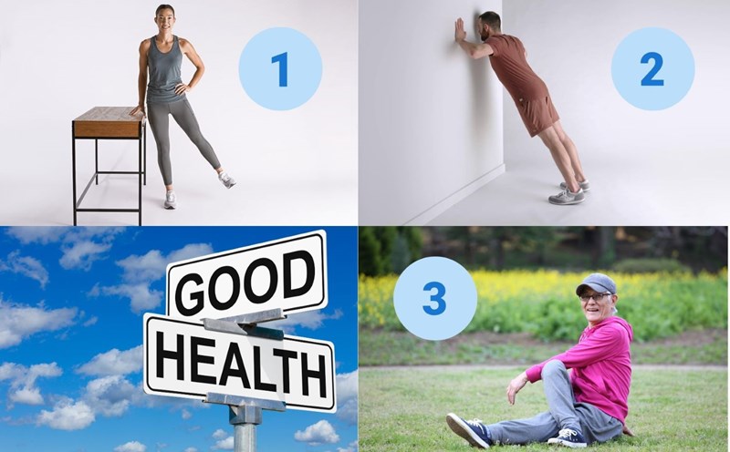 Exercises to increase strength and mobility after the age of 60. Graphics: Thanh Thanh