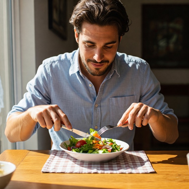 Comer sano ayuda a estabilizar la presion arterial de manera efectiva. Foto AI: Huong Son