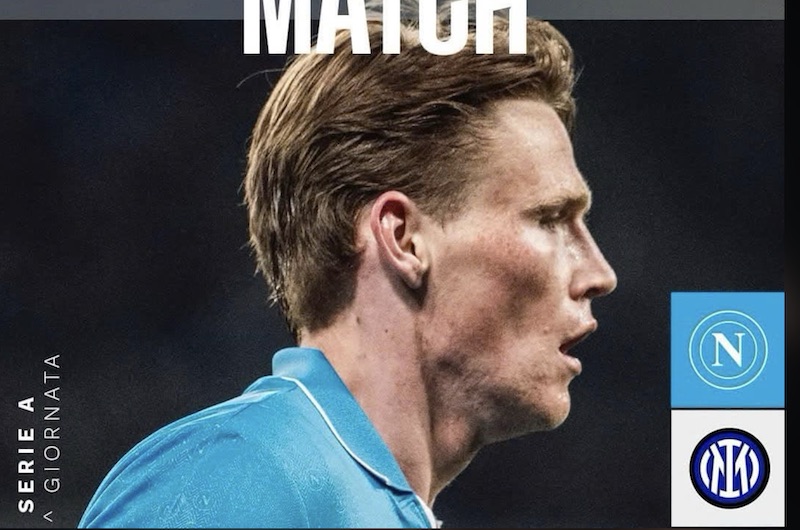 Napoli vs Inter Milan in Serie A. Photo: SSC Napoli