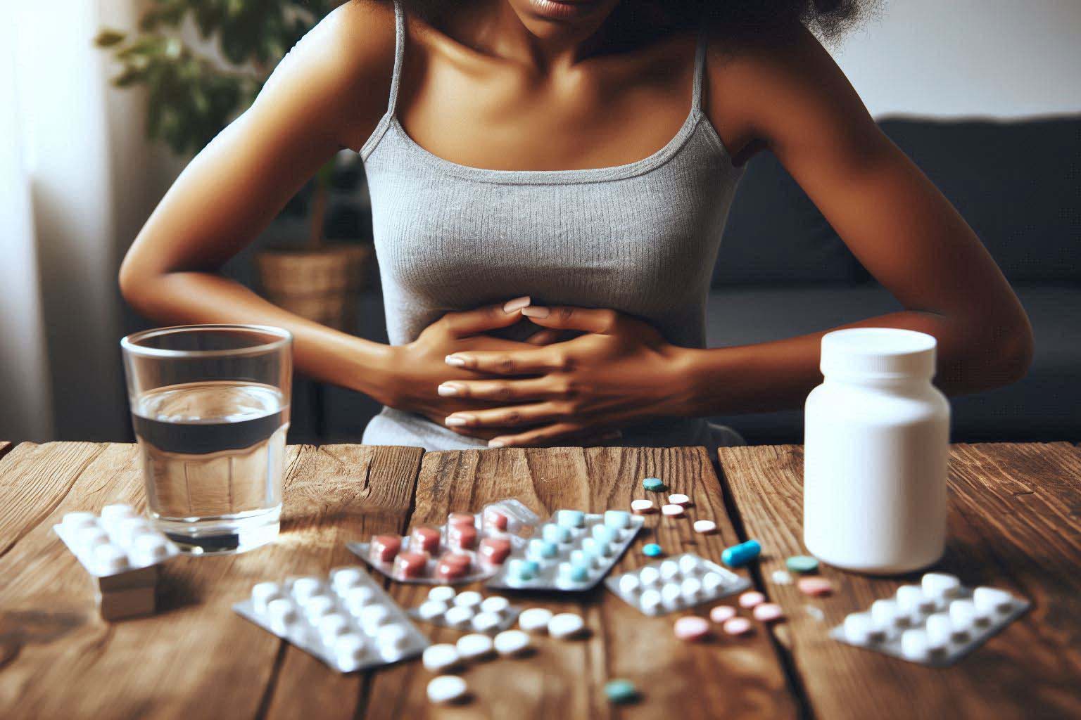 Los medicamentos anti -acidos se utilizan para tratar la acidez estomacal y los sintomas del reflujo gastroesofagico. Sin embargo, cuando se usan, los pacientes pueden experimentar algunos efectos secundarios. Foto - AI: Cat Tien