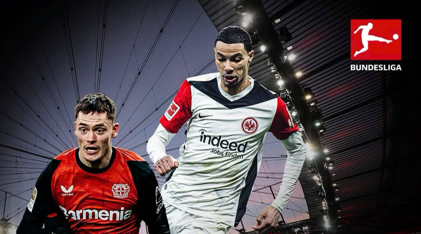 Frankfurt face Bayer Leverkusen in the Bundesliga. Photo: Bundesliga
