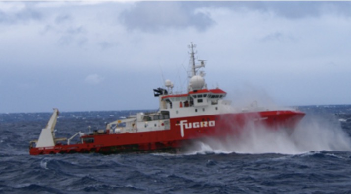 Tau Fugro trong cuoc tim kiem MH370 dau tien. Anh: Co quan Giao thong Australia 