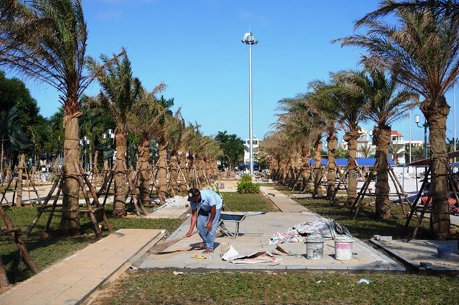 Quảng trường lớn nhất tỉnh Quảng Ngãi sắp hoàn thành