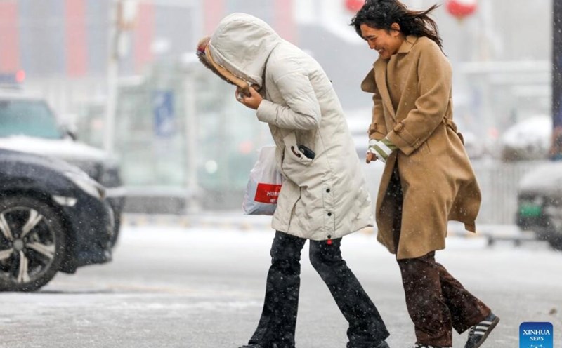 The latest cold front in China is expected to cause temperatures to drop sharply in the next few days. Photo: Xinhua