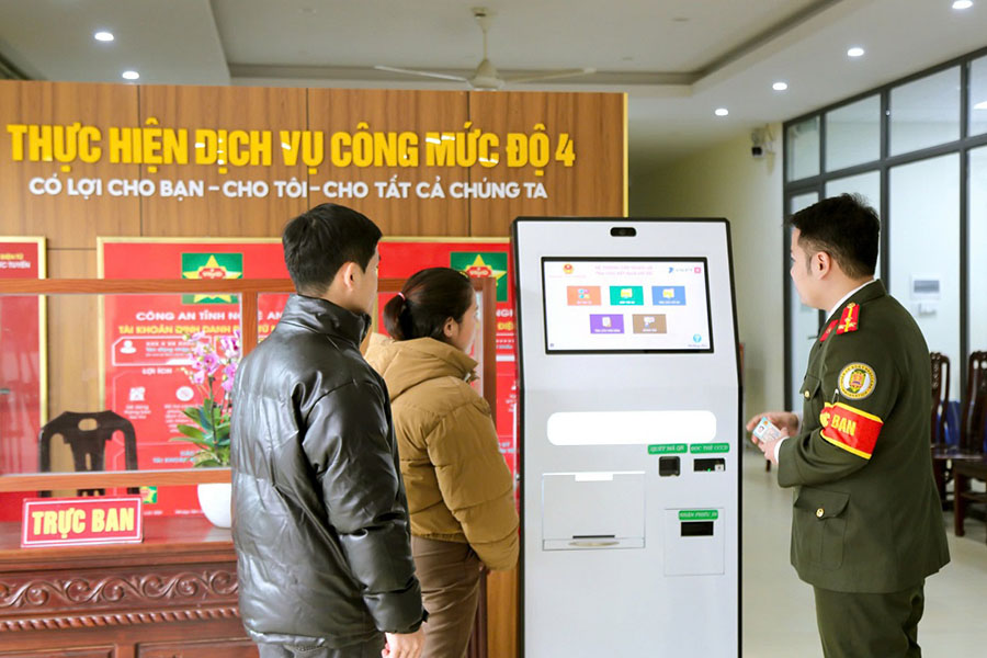 Công an Nghệ An thay đổi địa điểm giải quyết thủ tục hành chính sau khi tiếp nhận nhiệm vụ mới. Ảnh: Ngọc Anh
