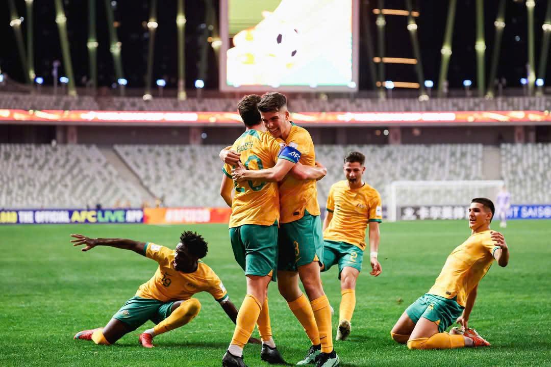 El U20 Australia gano muy bien el Campeonato Asiatico U20 2025. Foto: Federacion de Futbol Australiano