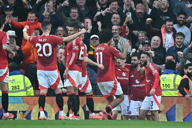 Man United drew 1-1 with Arsenal in round 28 of the 2024-2025 Premier League. Photo: Man United