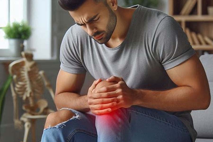 Dấu hiệu cảnh báo viêm khớp gối mà bạn không nên bỏ qua. Ảnh - AI: Thiện Nhân