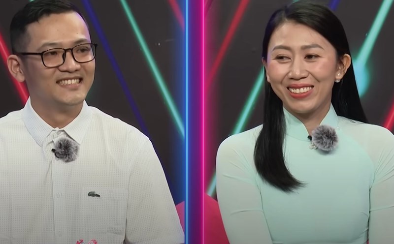 The couple at "You want to date". Photo: Producer.