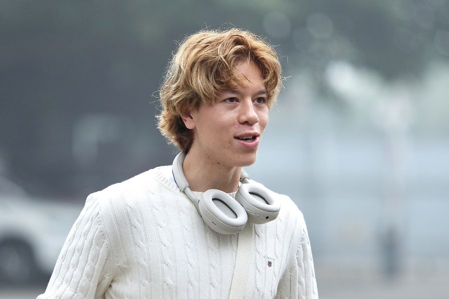 Viktor Le on the day of the gathering with the U22 Vietnam team. Photo: Bao Ngoc