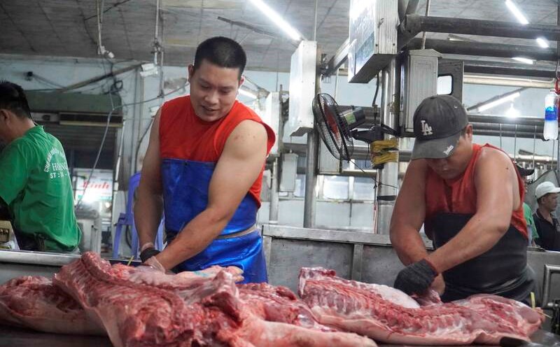 Pork prices in Ho Chi Minh City will cool down soon. Photo: Ha May