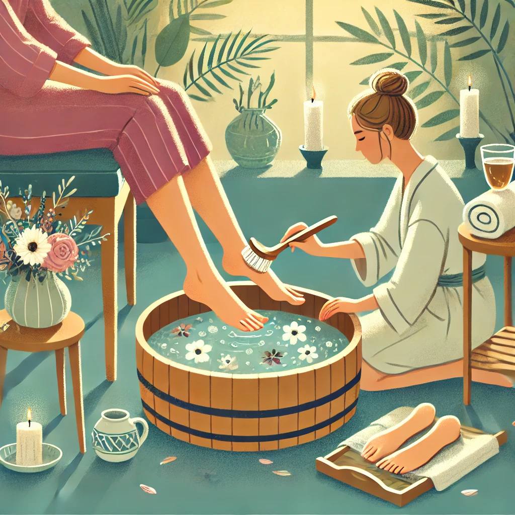 Reasons for removing dead skin cells from your legs. Photo: AI