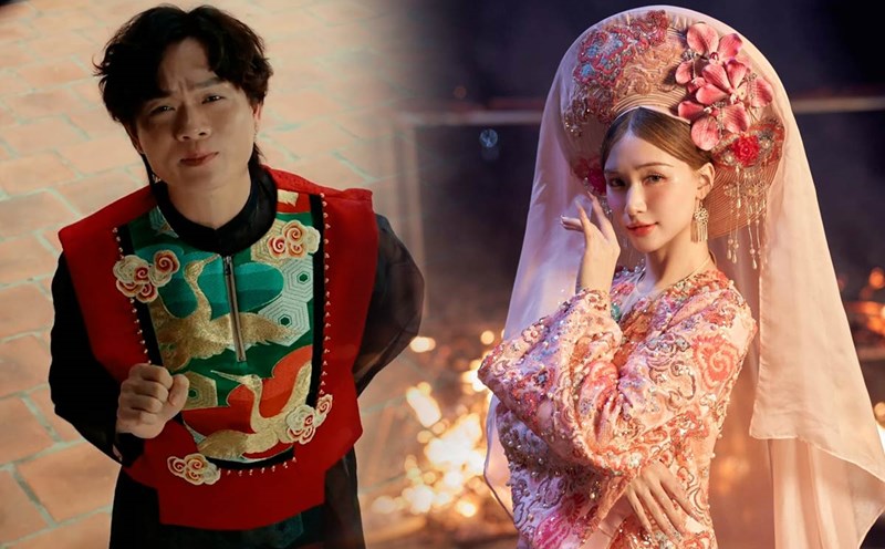 Tuan cry revealed the salary Hoa Minzy paid to "Bac Bling". Graphics: Duong Anh
