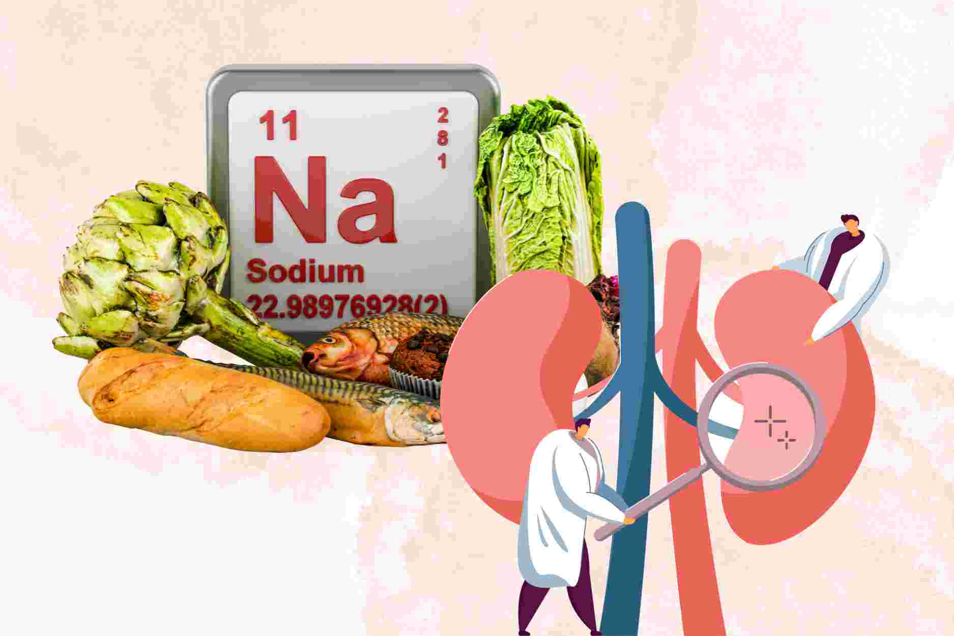 Tips for how much sodium should you eat each day to protect kidney health. Graphics: Dinh Dinh