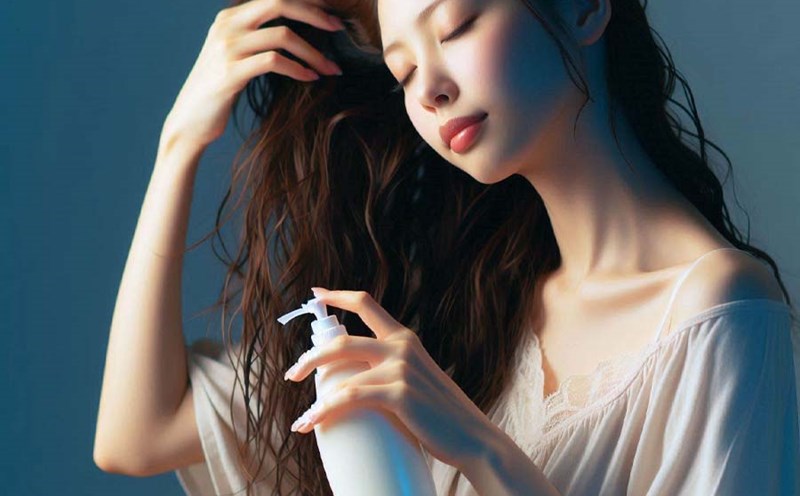 Overnight hair care is an effective method of hair care, helping hair become healthy, shiny and reduce damage. Photo - AI: Cat Tien