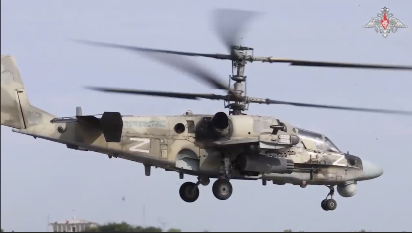 Russian crocodiles fly on the battlefield of the conflict. Photo: Russian Ministry of Defense