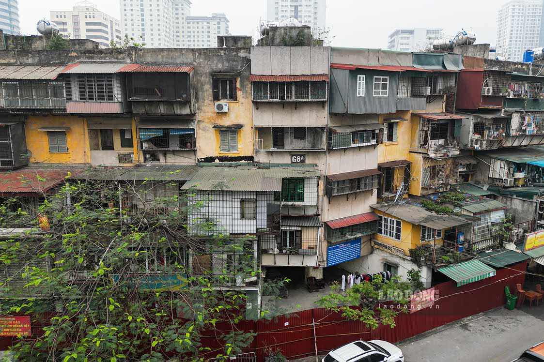 Thanh Cong old apartment complex (Ba Dinh, Hanoi). Photo: Tung Giang