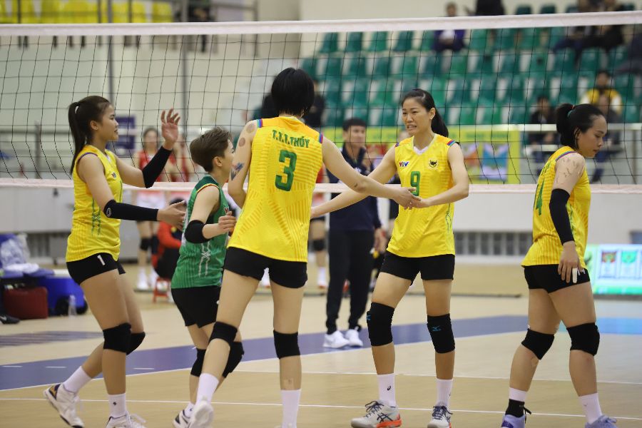 VTV Binh Dien Long An competes in the Hoa Lu - Binh Dien Cup 2025. Photo: Hoang Hue