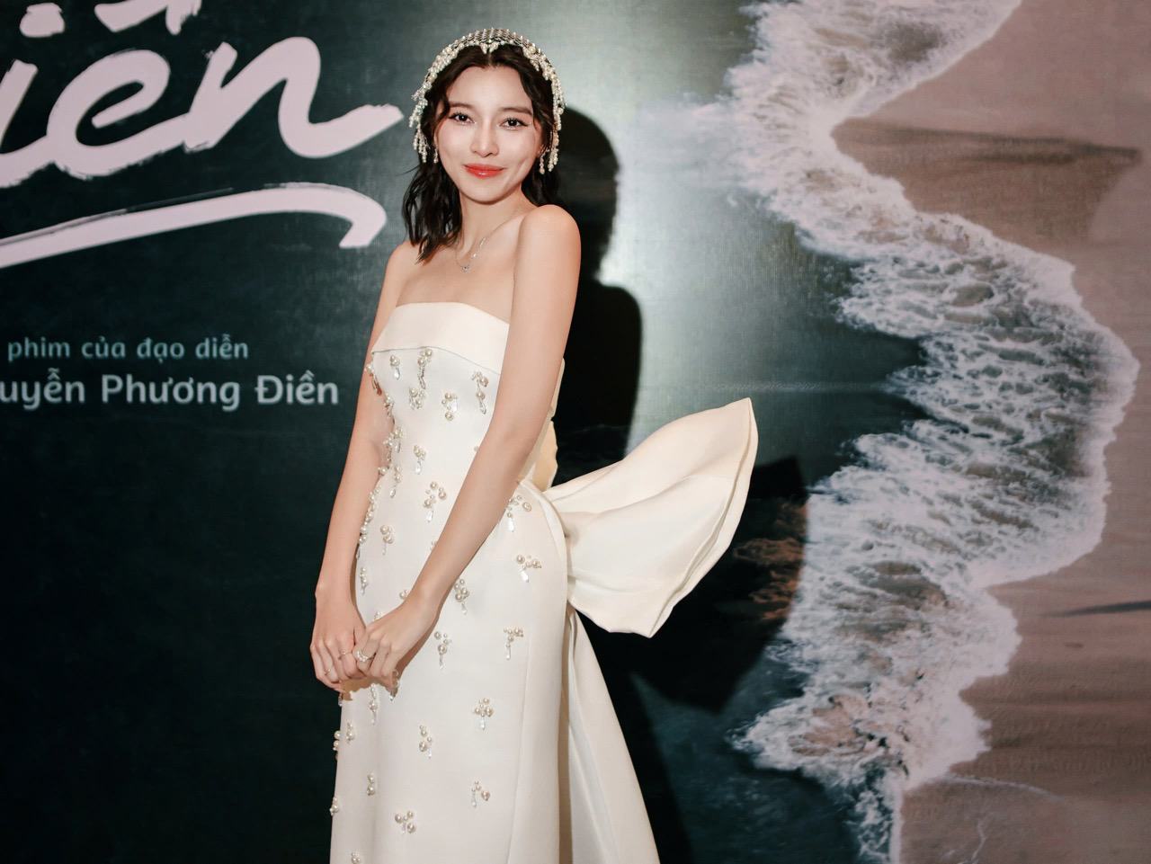 Cao Thai Ha stars in the movie Mother Sea. Photo: Film crew