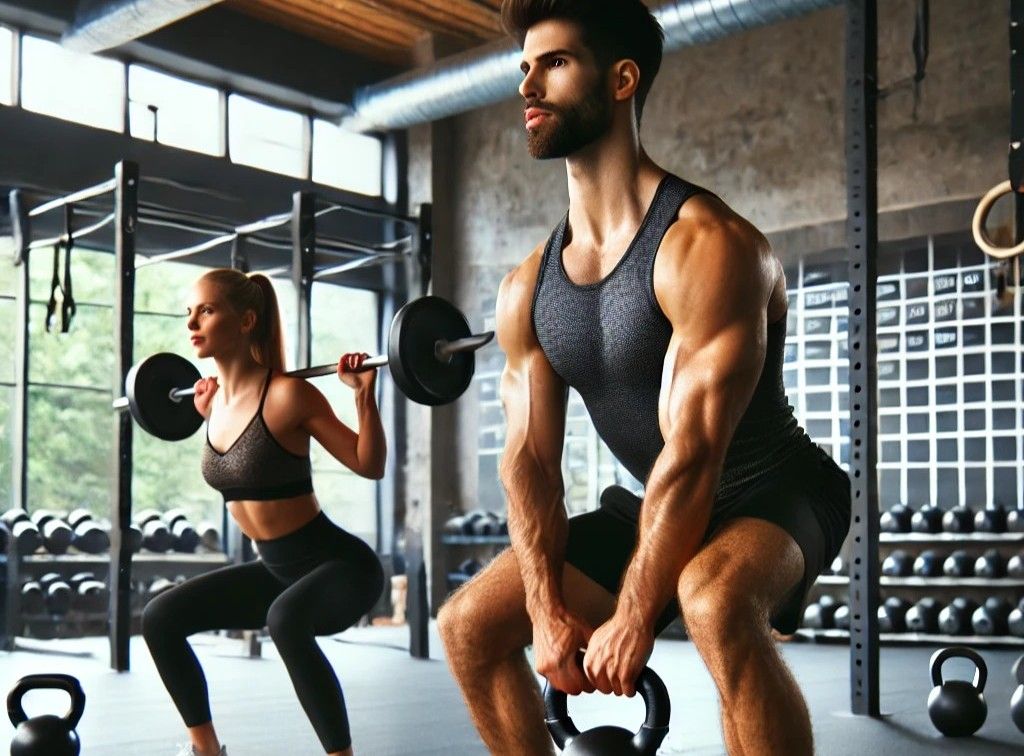 Exercise helps increase metabolism and muscle. Photo: AI