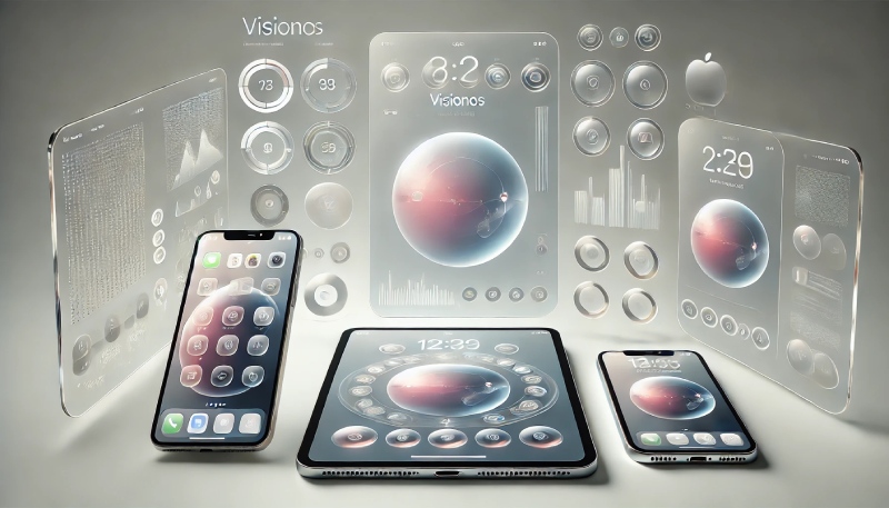 Apple is preparing to improve the interface of iOS, iPadOS and macOS operating systems. Illustrative photo created by AI