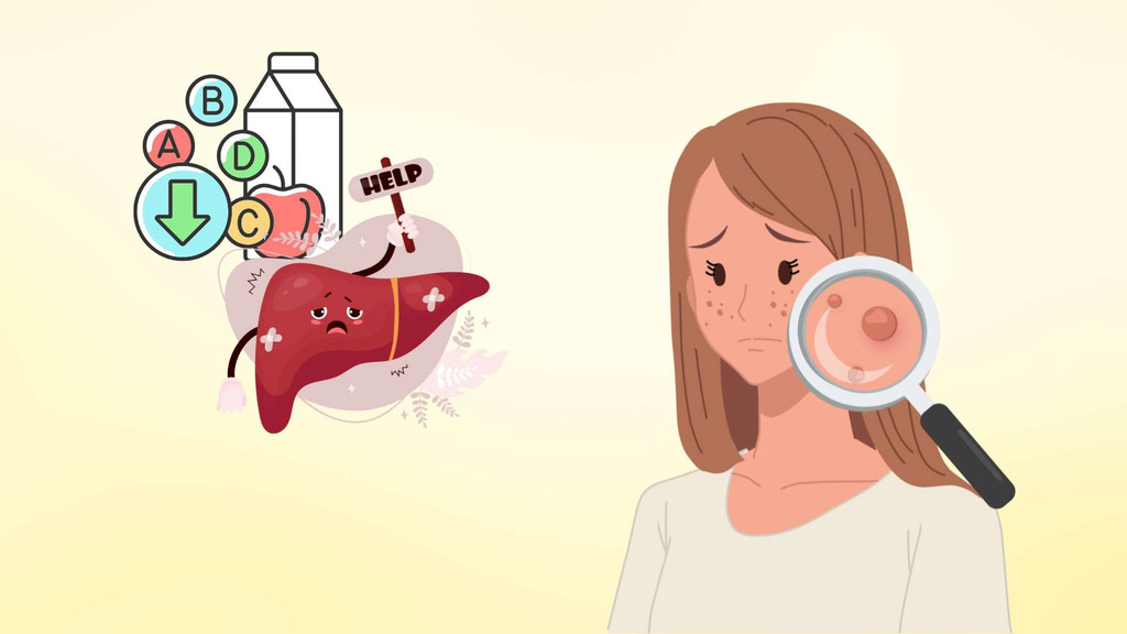 parts of the body that report liver health