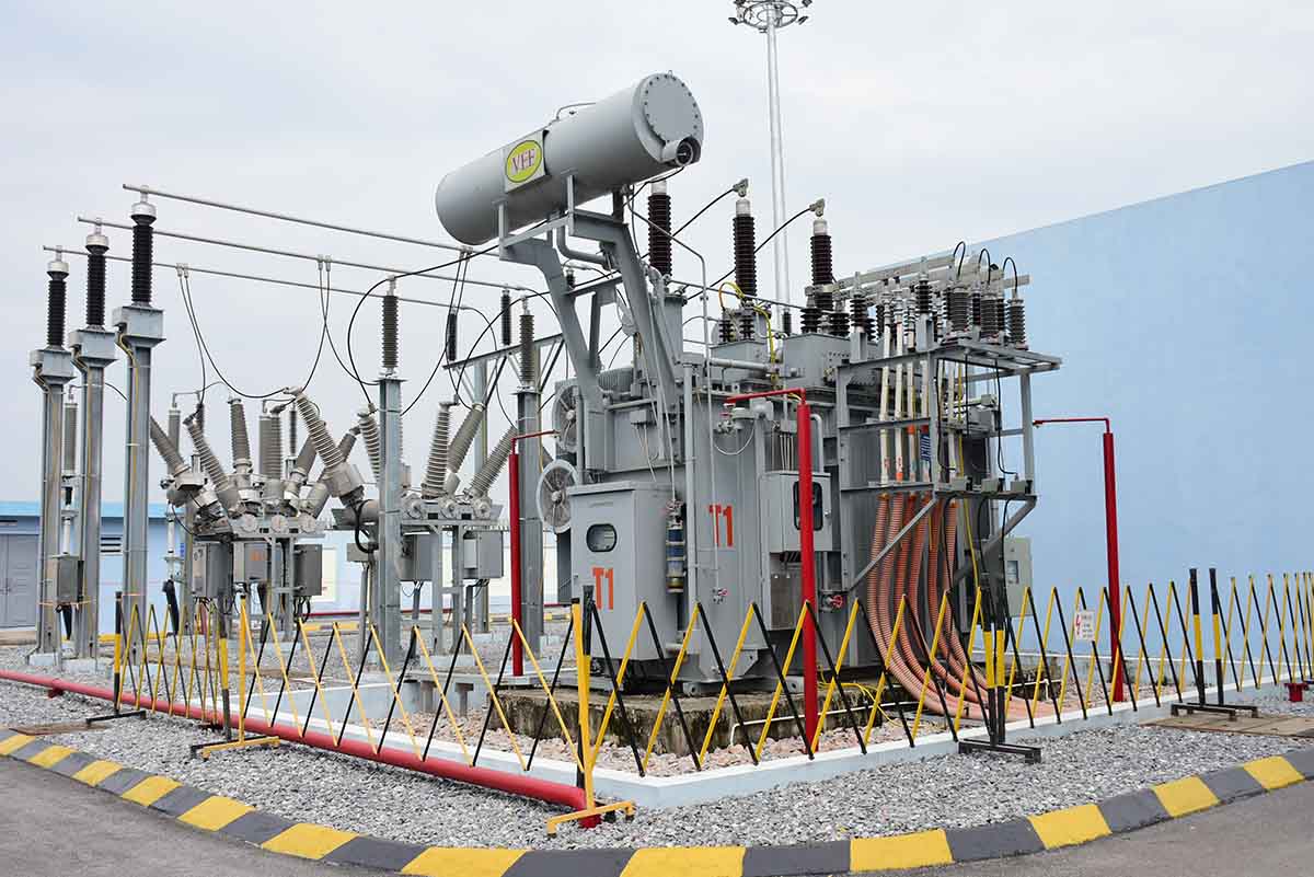 The transformer stations put into operation contribute to ensuring a safe, continuous and stable power supply to serve customers in the capital. Photo: EVNHANOI.