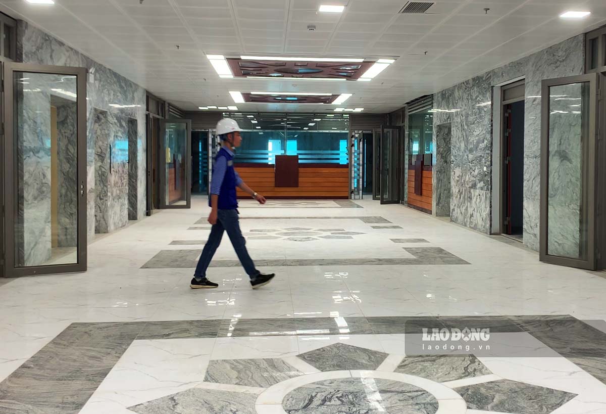 The hospital's departments are designed in the direction of a modern and convenient hospital. Photo: Ha Vi