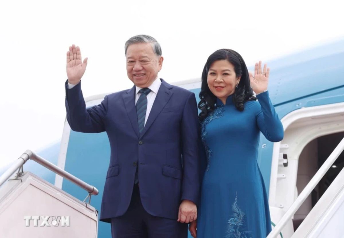 General Secretary To Lam and his wife paid an official visit to the Republic of Singapore from March 11-13, 2025. Photo: VNA