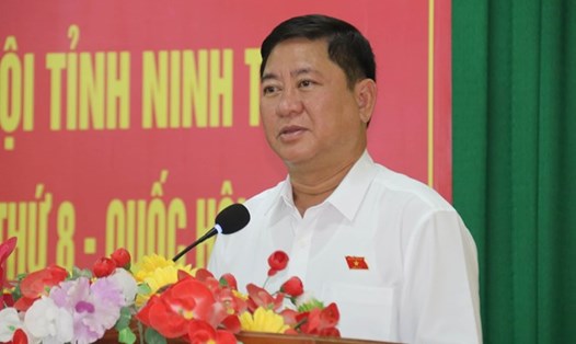 Ông Trần Quốc Nam - Chủ tịch tỉnh Ninh Thuận kiêm giữ chức vụ Trưởng Ban Chỉ đạo phòng, chống lãnng phí tỉnh. Ảnh: Hữu Long