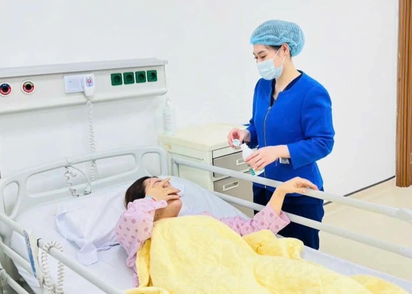 The female patient suffered multiple injuries while taking photos at the Red River rock beach. Photo: BVCC