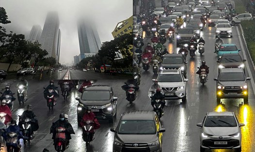 Thời tiết hôm nay 12.3: Bắc Bộ sáng có mưa, sương mù bao phủ