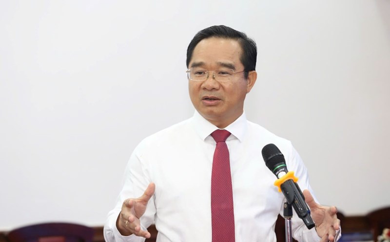 Chairman of Ho Chi Minh City People's Committee Nguyen Van Duoc spoke at the workshop. Photo: Tung Anh