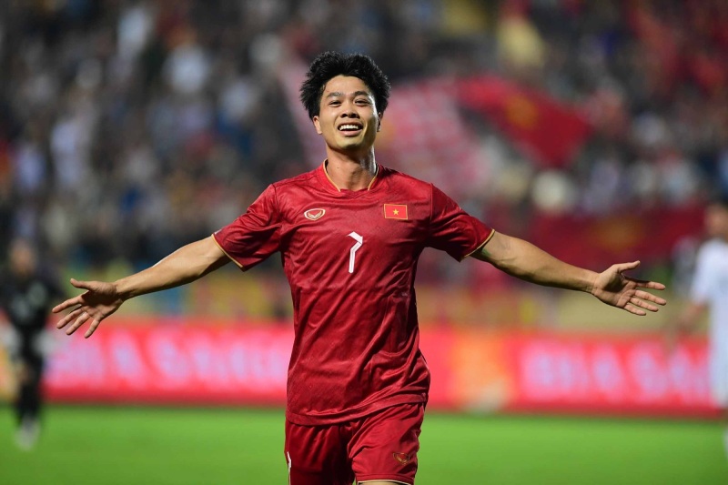 Striker Cong Phuong. Photo: Minh Dan