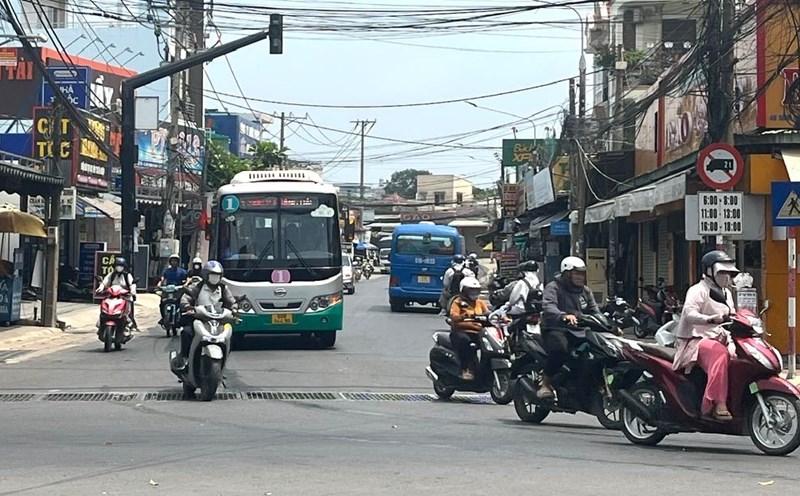 The People's Committee of Bien Hoa City (Dong Nai) is preparing a dossier to propose the investment policy for the Tan Phong - Trang Dai - Tan Hiep inter-ward road. Photo: HAC