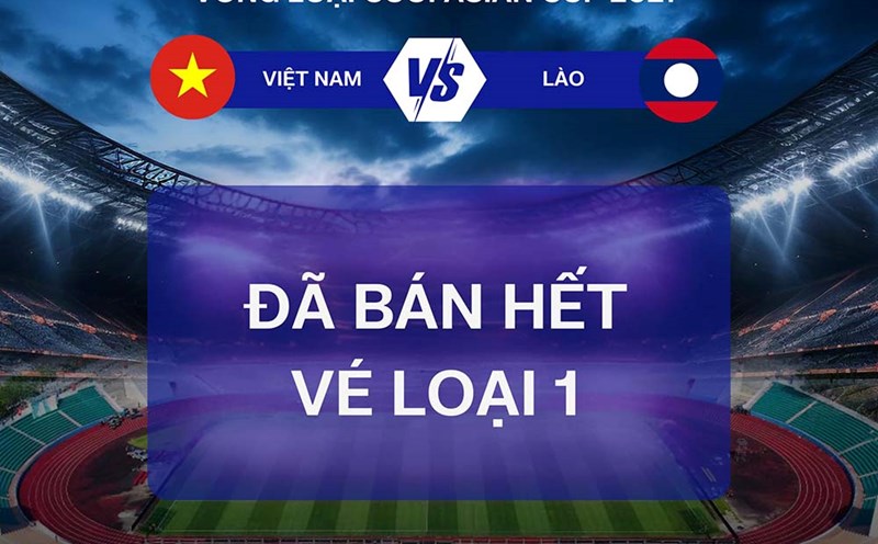 Tickets for the first qualifying match between Vietnam and Laos have been sold out. Photo: VFF