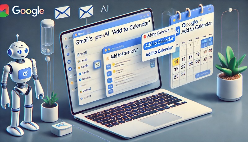 The new Gemini feature on Gmail. Illustrative photo created by AI