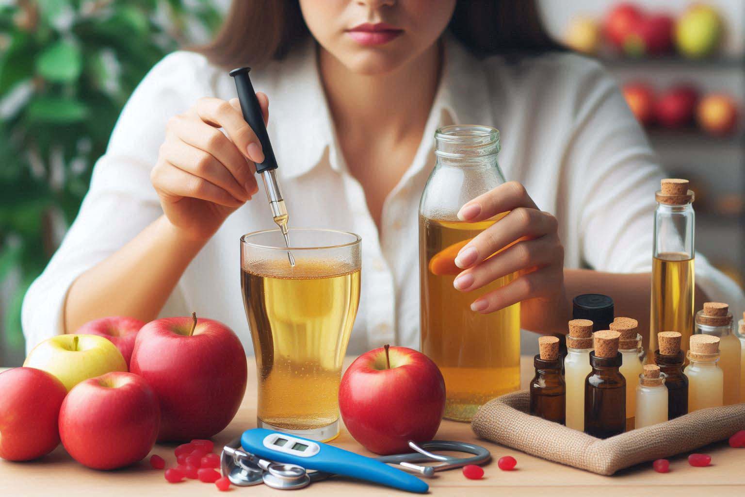 When combining apple cider vinegar with diabetes treatment, there are some important notes that patients need to pay attention to to ensure safety and effectiveness. Photo - AI: Cat Tien