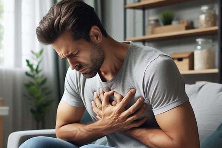 How to distinguish between a heart attack and bloating. Photo: Ai - Thien Nhan