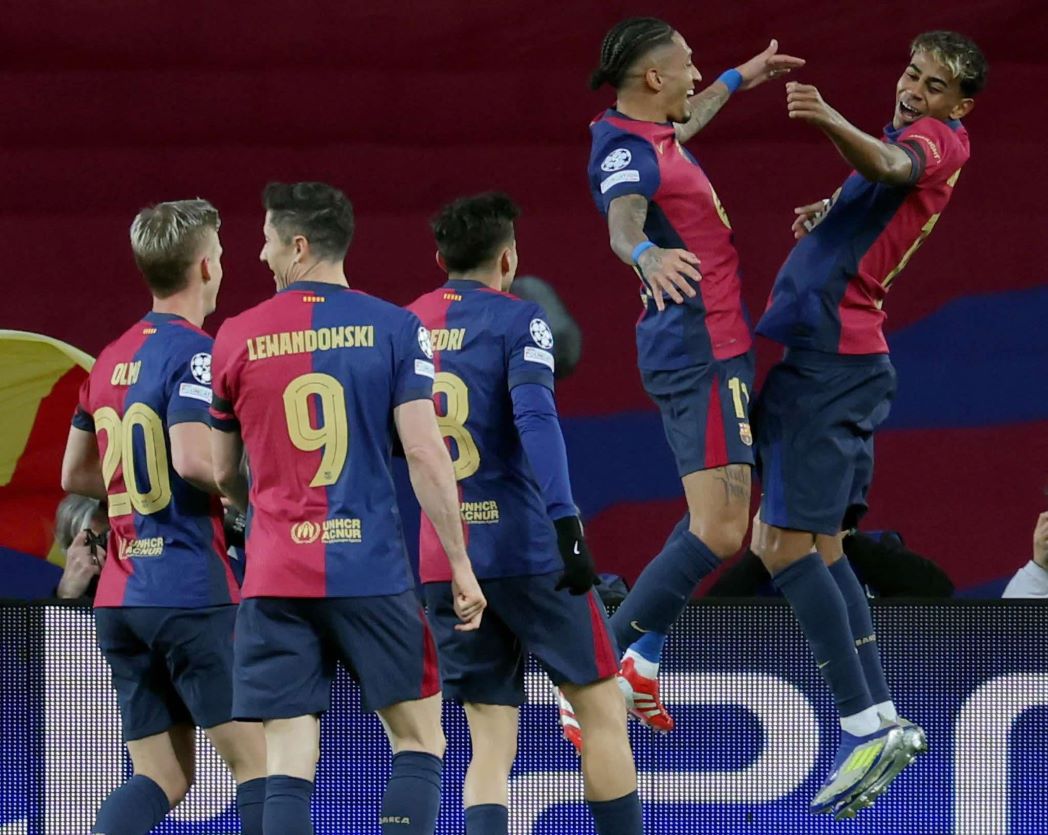 Barcelona easily beat Benfica at home at Camp Nou. Photo: AFP