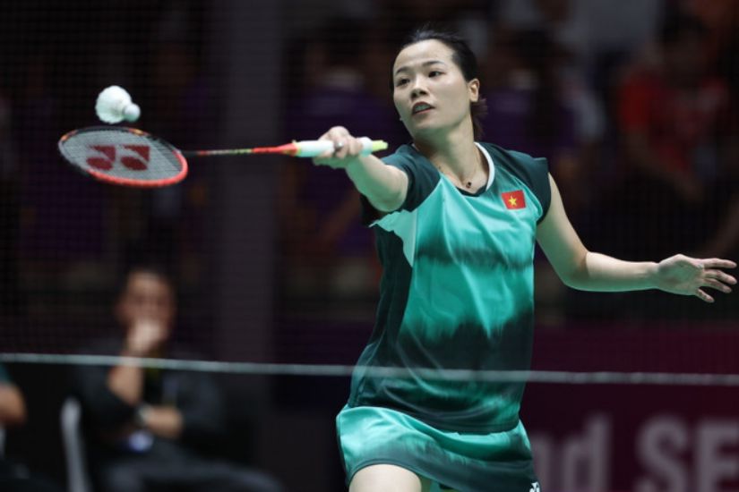 Tennis player Nguyen Thuy Linh is the hope of Vietnamese badminton. Photo: VNA