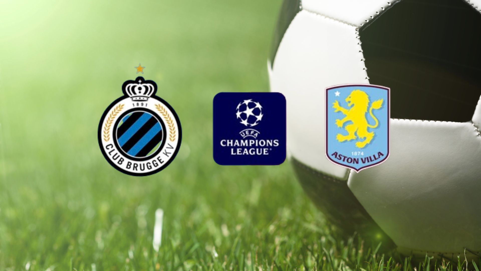 Aston Villa face Club Brugge in the Champions League. Graphics: Van An