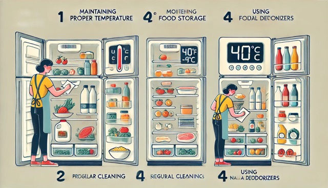 proper classification and storage of food helps limit bacteria in the refrigerator. Photo AI: HUENG SON