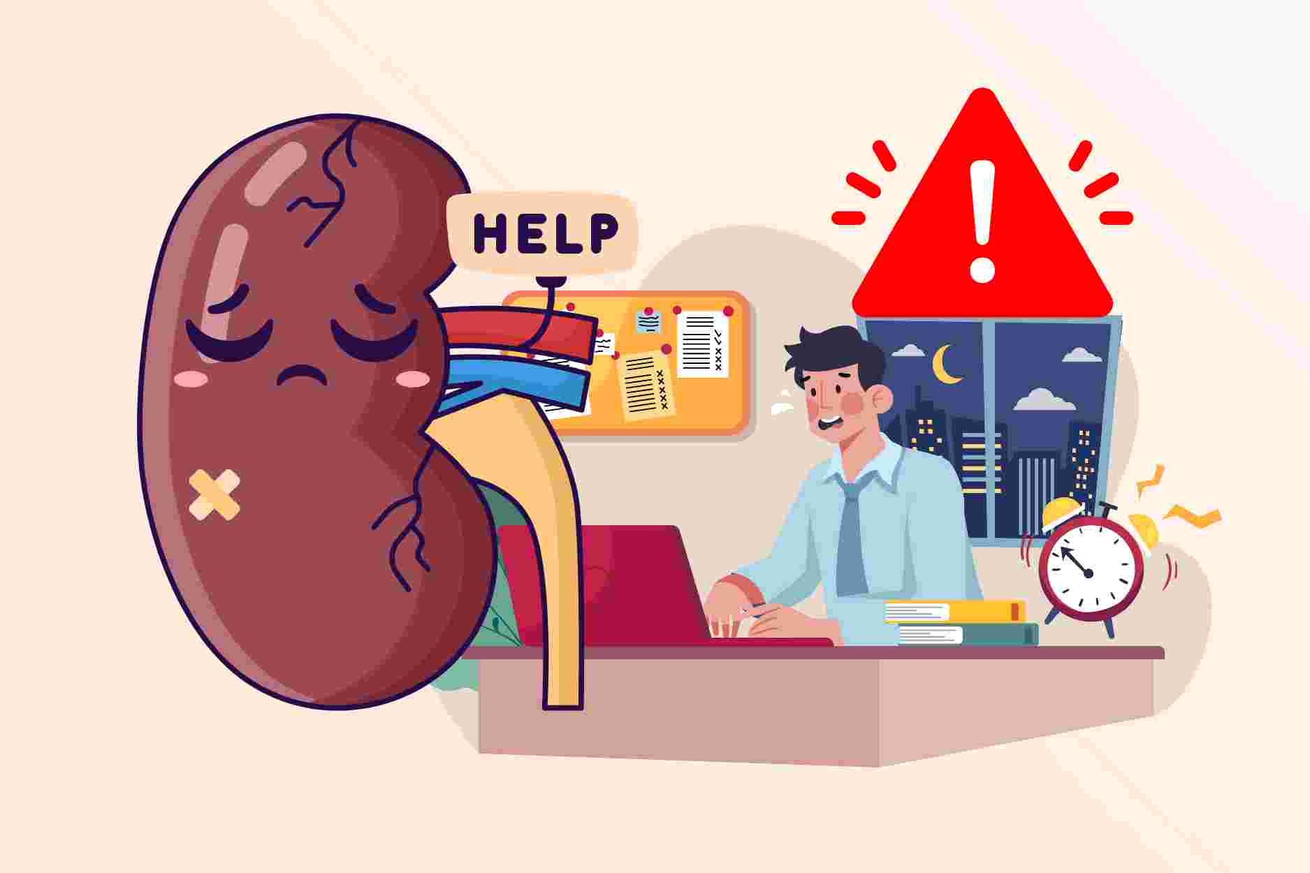 5 dangerous habits in the evening that make it difficult for the kidneys to detoxify