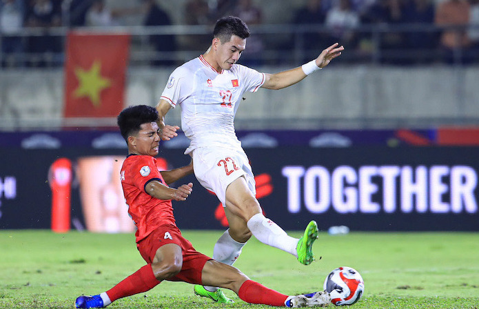 Vietnam will have a chance to defeat Laos in the opening match of the 2027 Asian Cup qualifiers. Photo: Minh Dan