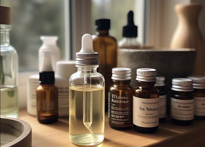 4 ways to use tea tree oil for hair. Photo: AI