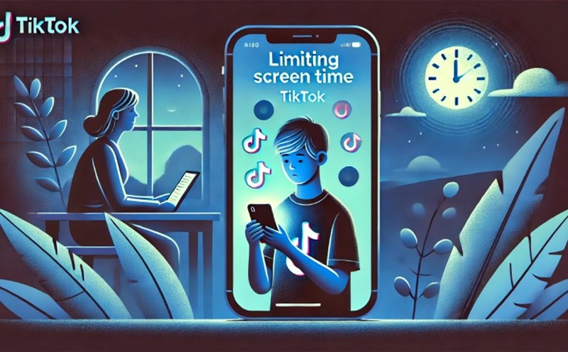 TikTok adds a series of child control features for parents. Illustrative photo created by AI