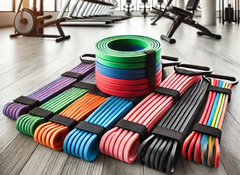 Practique con cables de resistencia para ayudar a aumentar el musculo y reducir la grasa abdominal. Foto: Ai