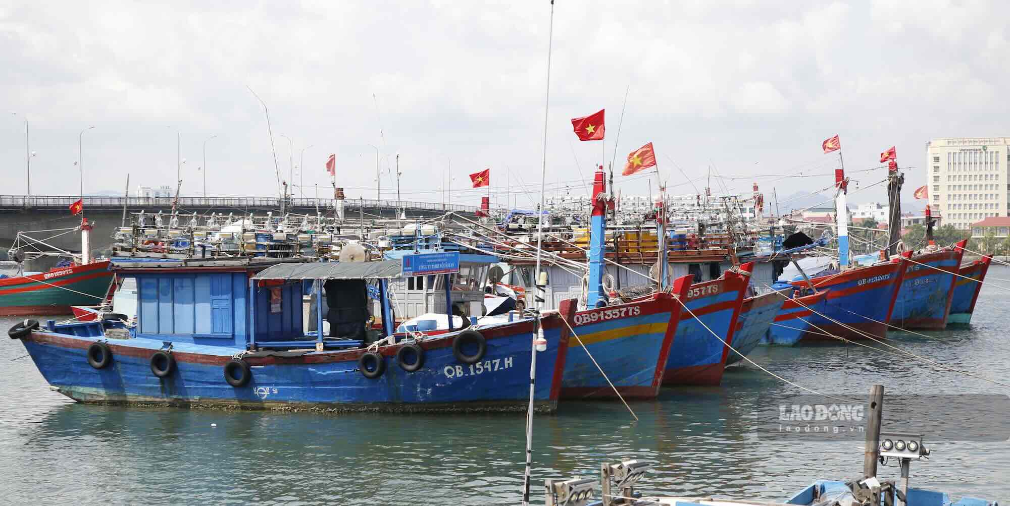 Fishing boats in Bao Ninh commune (Dong Hoi city). Photo: Cong Sang